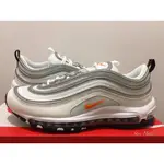 NIKE AIR MAX 97 WHITE CONE 灰白銀 橘勾 反光 BQ4567-100