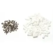 40Pcs L PCB Feet With Mounting Fixed Screw For Arcade Jamma Game Slot