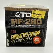 TDK Double Sided High Density Micro Floppy Disks 20 Pcs Formatted IBM MF-2HD