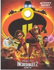 Incredibles 2 Activity Packet