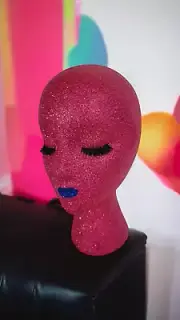 Female styrofoam mannequin head| display stand| wig stand| hat stand| mannequin