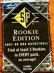 2007-08 SP Rookie Edition Hobby Pack, 8 Cards, Kevin Durant, James, Jordan Auto?