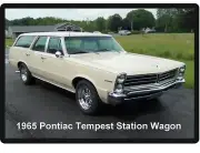 1965 Pontiac Tempest Station Wagon Refrigerator / Tool Box Magnet