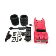 XK RC Body Shell Kit Wltoys 144001 1/14 4WD MONSTER TRUCK TRUGGY w/LED LIGHTS R