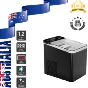 Kogan 12kg Ice Cube Maker Self-Cleaning Black Auto Ice Makers Machine Portable