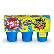 Sour Patch Kids Juicy Gels, Blue Raspberry, 3.25 Oz 6 Ct, 3.25 Oz