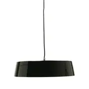 Parra Classic Metal Pendant Light Lamp High Gloss Finish - Black.