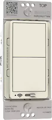 Square D by X Series 15 Amp Wifi Energy Monitoring Dimmer Switch, Single-Pole/3