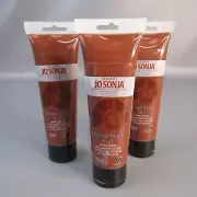 Chroma's Jo Sonja Wood Stain Gel Cherry Color NEW Lot of 3 Tubes Water Based