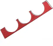 Trim Interior for F-Type 2013-2022 Car Air Conditioning Switch Panel Cover Trim Sticker Car Accessories (Color : Red)