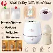 2IN1 Baby Bottle Warmer Electric Milk Shaker Feeding Portable Travel Timer USB
