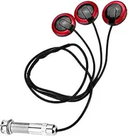 Self Adhesive Piezo Transducer Microphone Pickup with Endpin Jack for Acoustic Guitar, Ukulele, Violin, High Sensitivity, Low Noise Sound Quality for Musicians