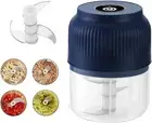 Electric Mini Garlic Chopper, 300Ml Mini Mincer Electric Food Processor, Cord...