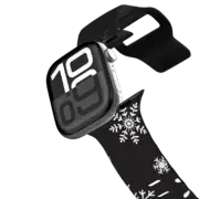 Apple Watch Series 10 (46mm) Impact Band Snowflakes Dark