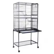 Large Space Cage on Wheels for Birds Parrot