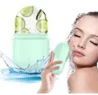 Ice Facial Roller for Face and Eye, Reusable Silicone Face Ice Roller for Eye Pu