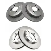 Disc Brake Rotor Set-Base TRQ BRA13915 fits 07-08 Mini Cooper (for: Mini)