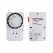 24HR Mechanical Analogue Time Wall AU Plug Switch Timer Socket 240V 2400W Max