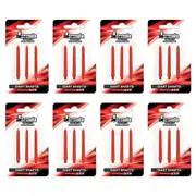 24pc Formula Sports Nylon Dart Ring Grip Shafts Accessory Short 35mm Assorted