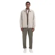 Replay Mens Casual Sartoriale Nylon Jacket Cream