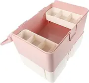 Baluue Manicure Tool Organizer Large Capacity Nail Polish Case Nail Dryer Storage for