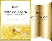 SNP Gold Collagen Ampoule Mask Sheet (Pack of 10) - Resilient Skin