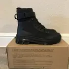 Dr Martens Combs Tech 8 Tie Utility Boots Black Shoes Men Size 6 | Women Size 7