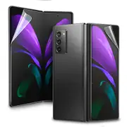 ZUSLAB Galaxy Z Fold 2 Screen Protector Flexible TPU HD Clear Film for Samsung (Full Set)