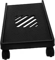 TEMPNAP Computer Host Bracket Stand Tower Riser Caster for Holder Mobile Wheels Portable CPU Black Plastic