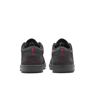 【NIKE 耐吉】Air Jordan 1 Low SE Craft 深灰麂皮 AJ1 男鞋 休閒鞋(FD8635-001)