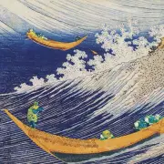 Orenco Originals Hokusai Choshi Fishing Boats Counted Cross Stitch Pattern