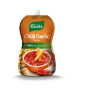 Knore Chilli Garlic Sauce 400 Gram Pouch (Pack Of 6)