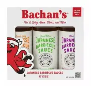 Bachan's Japanese Barbecue Sauce Hot and Spicy Yuzu Citrus And Miso Pack of 3