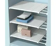 Retractable Divider For Wardrobe And Shelf Storage