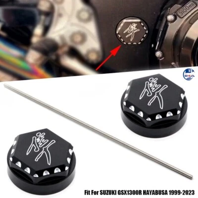 Swingarm Bolt Frame Motor Cover Plugs Cap For SUZUKI HAYABUSA GSX1300R 1999-2023