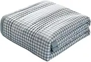 CVBFDB Home Decor Cotton Blanket Thin Comforter Patchwork Bedspread Bed Blanket for Adults(200x230cm)