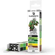 AK Interactive Orcs and Goblins Playmarker Set (6 Pieces)