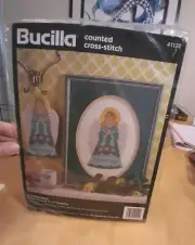 Bucilla Counted Cross Stitch Guardian Angel #41122 Sealed 1995