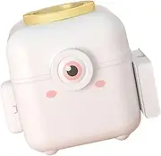 IWOWHERO Box portable first aid kit first aid containers craft keeper storage craft storage case handled storage case craft carrying case first aid plastic case Face mask white pp