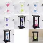 8 Colors Hourglass Sand Timer Wooden Glass Sand Sand Clock Living Room Decor