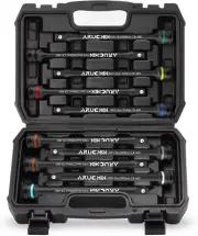 1/2" Drive Torque Limiting Extension Bar Set, 10-Piece Lug Nut Torque Stick Set