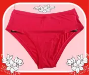 XL Bright Red Everyday NO SHOW Stretch Victorias Secret PINK Hipster Brief Panty