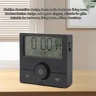 LED Electronic Clock Time Date Week Temperature Alarm Digital Alarm Clock