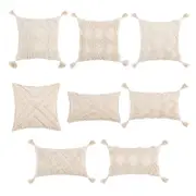 Boho Tufted Decorative Cushion Cover Pillow Cover Pillow Case for Throw Sofa Couch Bed Chair Living Room Bedroom