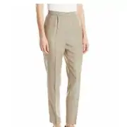 Pendleton Summer Weight Ankle Pants Womens 14 Wool-Lin Unlined $179 New