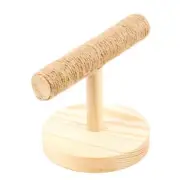 Bird Perch Parrot Stand Grinding Claw Toy Stable Table Scrub Station