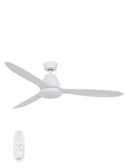 Whitehaven 142cm DC Fan with Light in White