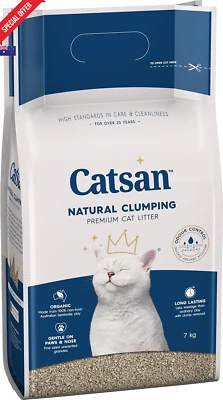 7kg Ultra Clumping Clay Scoopable Cat Litter – Low Dust Odor Control