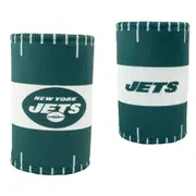 2x NFL New York Jets 11.5cm Stubby Can/Bottle Beverage Storage Sleeve Holder