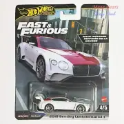 Mattel Hot Wheels Premium Fast & Furious #4 2018 Bentley Continetal GT3 HNW46